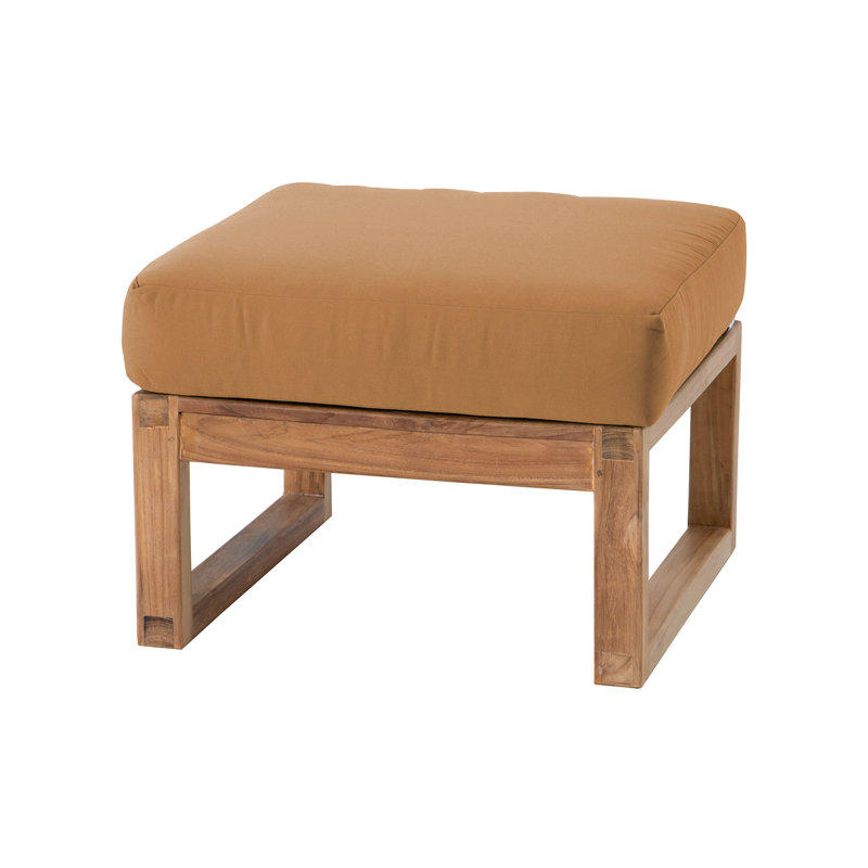 Repose-pieds avec coussin Sunbrella, Chameau