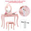Ensemble coiffeuse et miroir pour enfants Millinggeville-740426373