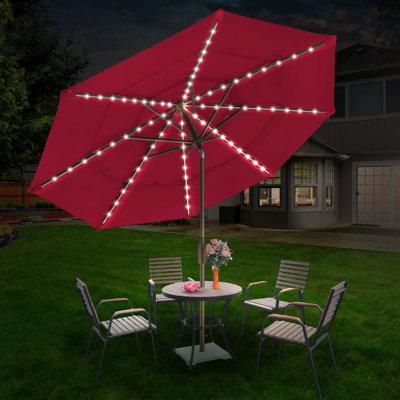 9FT Lighted Market Umbrella