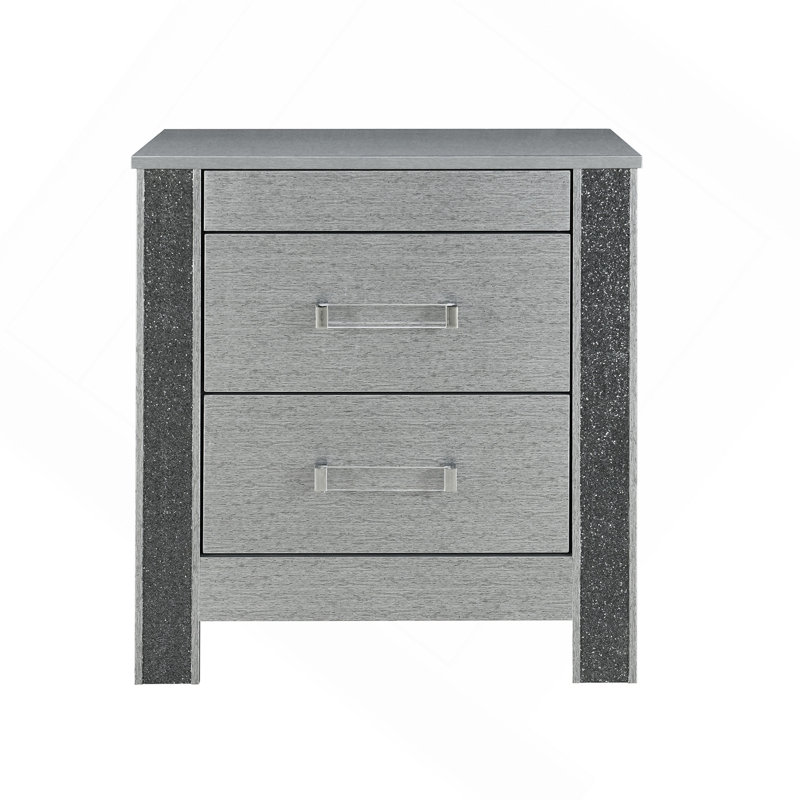 Silver Nightstand