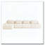 Canapé modulaire modulaire pour le salon, tissu en flanelle, très texturé, canapé 4 places surdimensionné-439953494-439953493-439953833