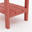 Table de bout extérieure à 2 niveaux Adirondack, table de bout de patio en PEHD toutes saisons-1286559266