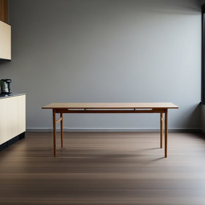 Traditional solid wood dining table