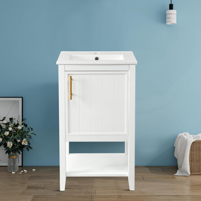 Ensemble de meuble-lavabo simple 20,02 po Tenley, Blanc
