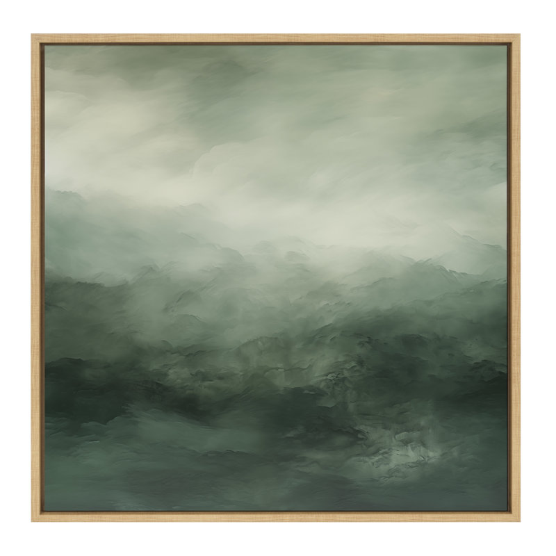 Art abstrait sur toile, paysage abstrait