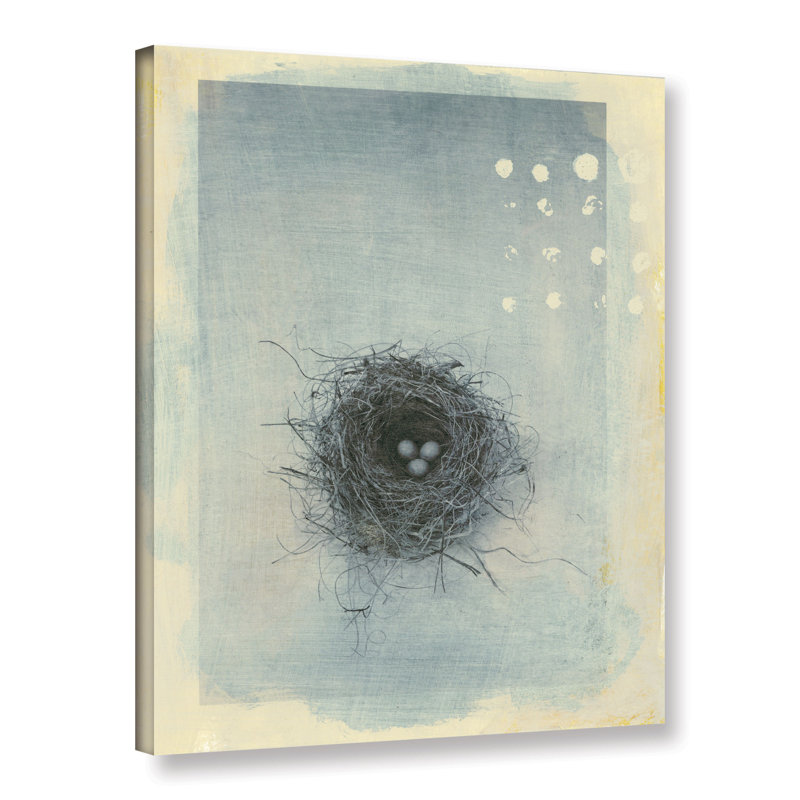 « neutral tone nest »-impression sur image, H 8 po x l 10 po x P 2 po, Toile tendue