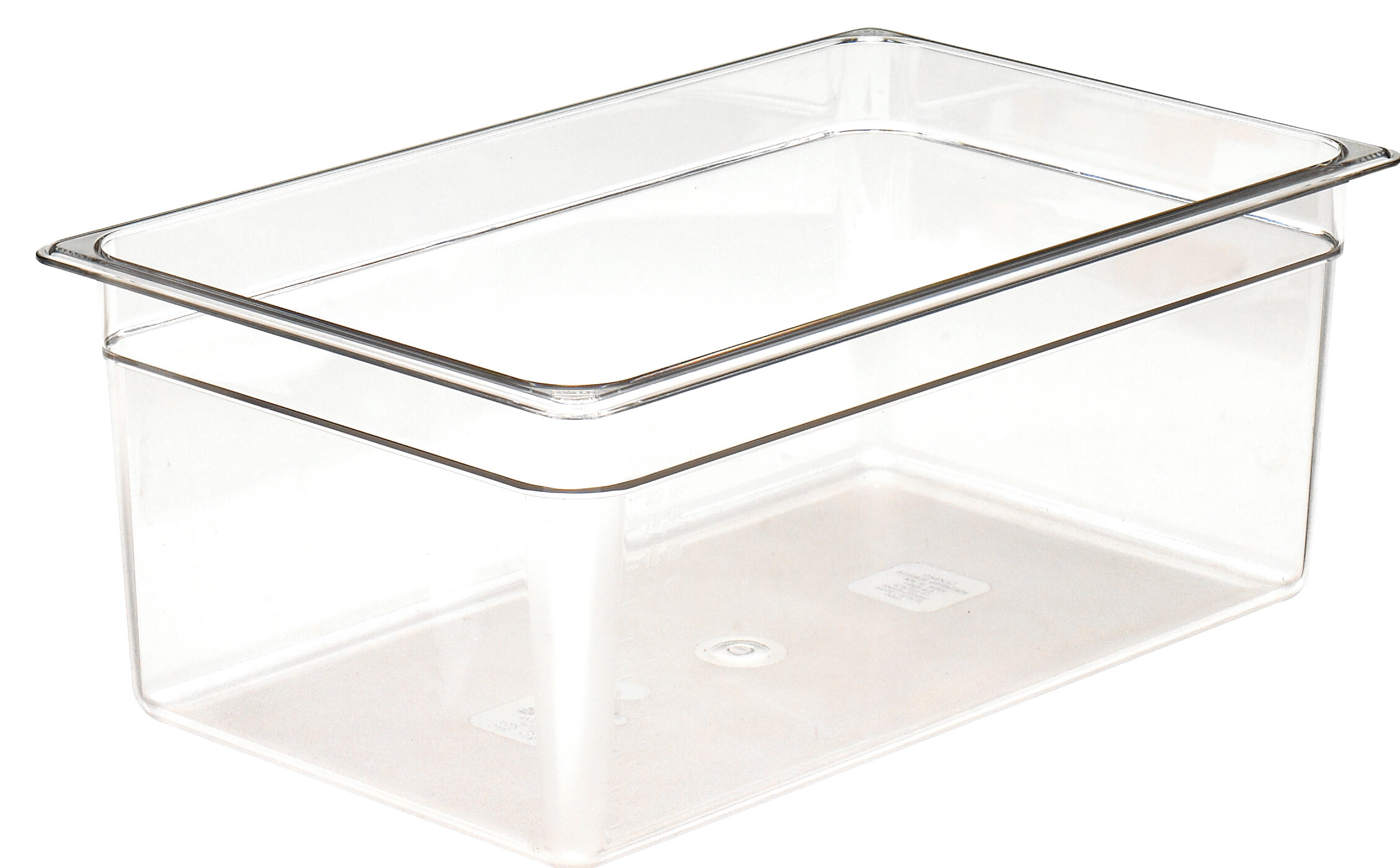 Cambro Clear Plastic Container 17 gallon with Lid