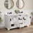 Barnhart 60" Fully Assembled Double Sink Bathroom Vanity with Engineer Stone Top, Ceramic Sink, Soft-close Undermount Drawers and Soft-close Door Hinges, Backsplash Included-1147204226