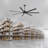 108" 7-Blade Large Modern Ceiling Fan with Remote, 6-Speed Quiet Reversible DC Motor for Great Rooms and High Ceilings