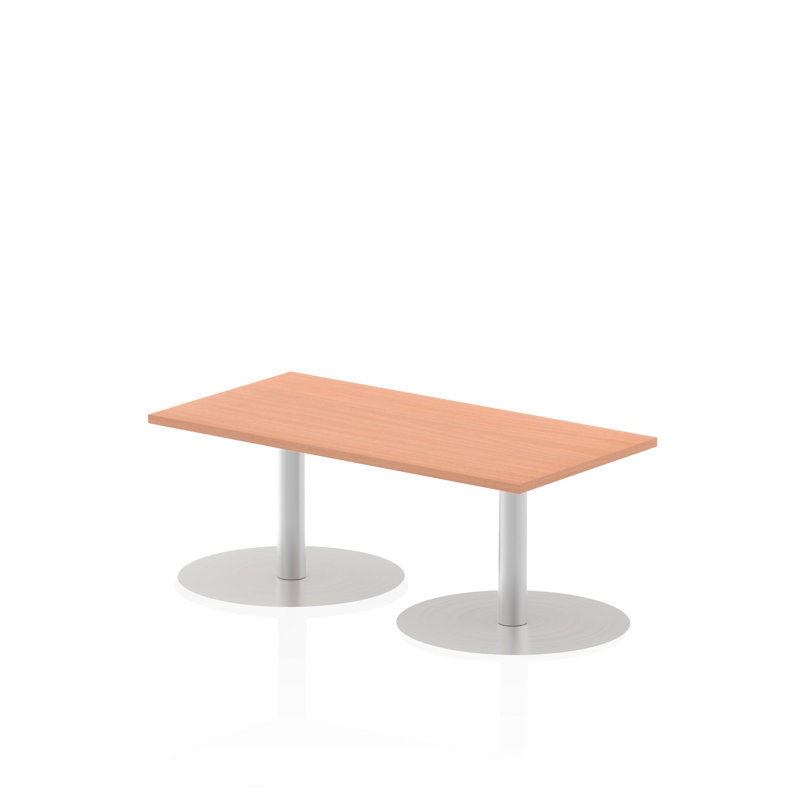 Leondre Rectangle Manufactured Wood Conference Meeting Table, Beech, 47.5cm H x 120cm W x 60cm D