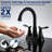 4" Centerset Double Handle Bathroom Vanity Sink Faucet with Pop-Up Drain and Supply Lines-110563460