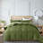Box Stitch Solid Colour Comforter Set-607005438-590934341