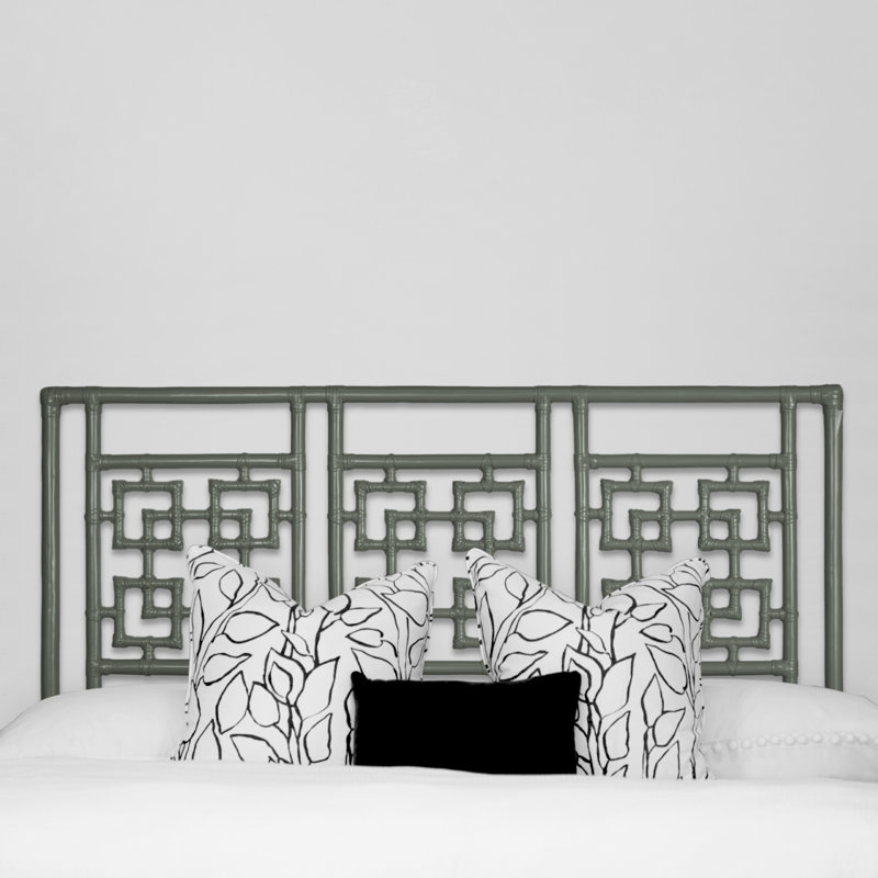 Palm Springs Open-Frame Headboard, Queen, Light Blue