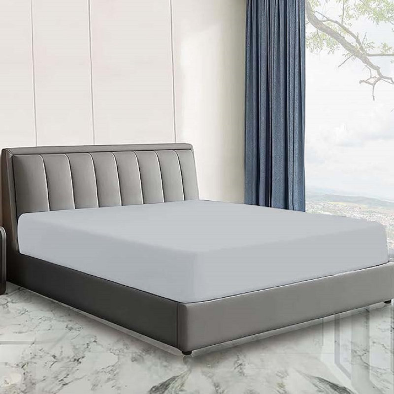 Eemeli Microfiber 30cm Deep Pocket Fitted Sheet – Ultra-Soft, Wrinkle-Resistant, Breathable Bedding for Standard Mattresses