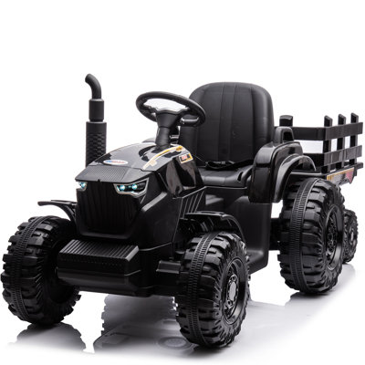 24V 7Ah Ride on Toy for Big Kids, Kids Ride on Car Tractor w/ Remote, 400W Power