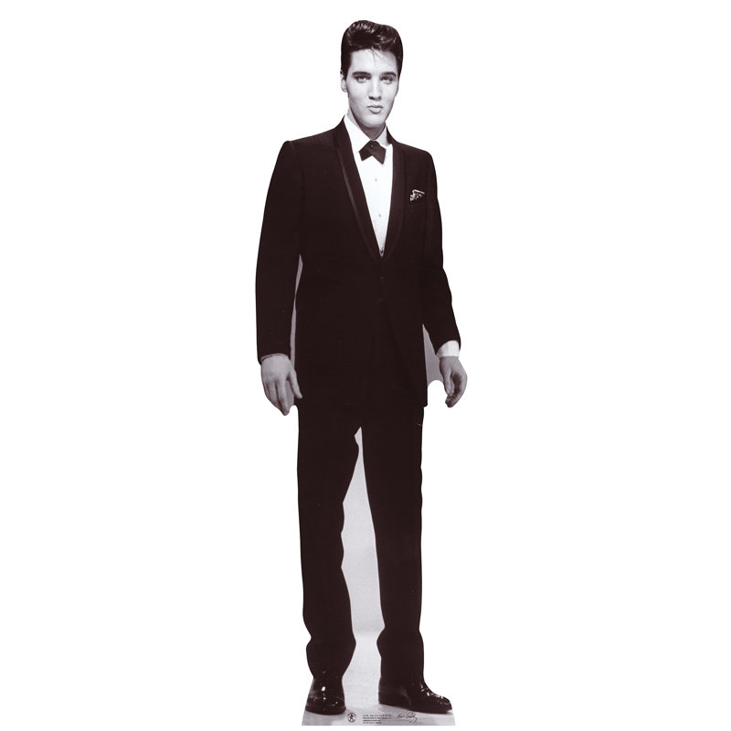 Accroche en carton elvis tuxedo