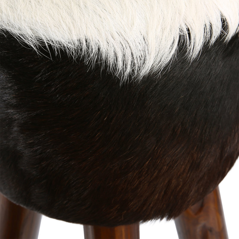 Hawthorn Solid Wood Accent Stool