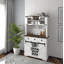 Garde-manger avec tablettes, portes et tiroirs