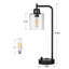 Lampe de chevet industrielle à charge entièrement réglable USB-C