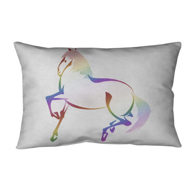 Coussin lombaire en aquarelle japonaise