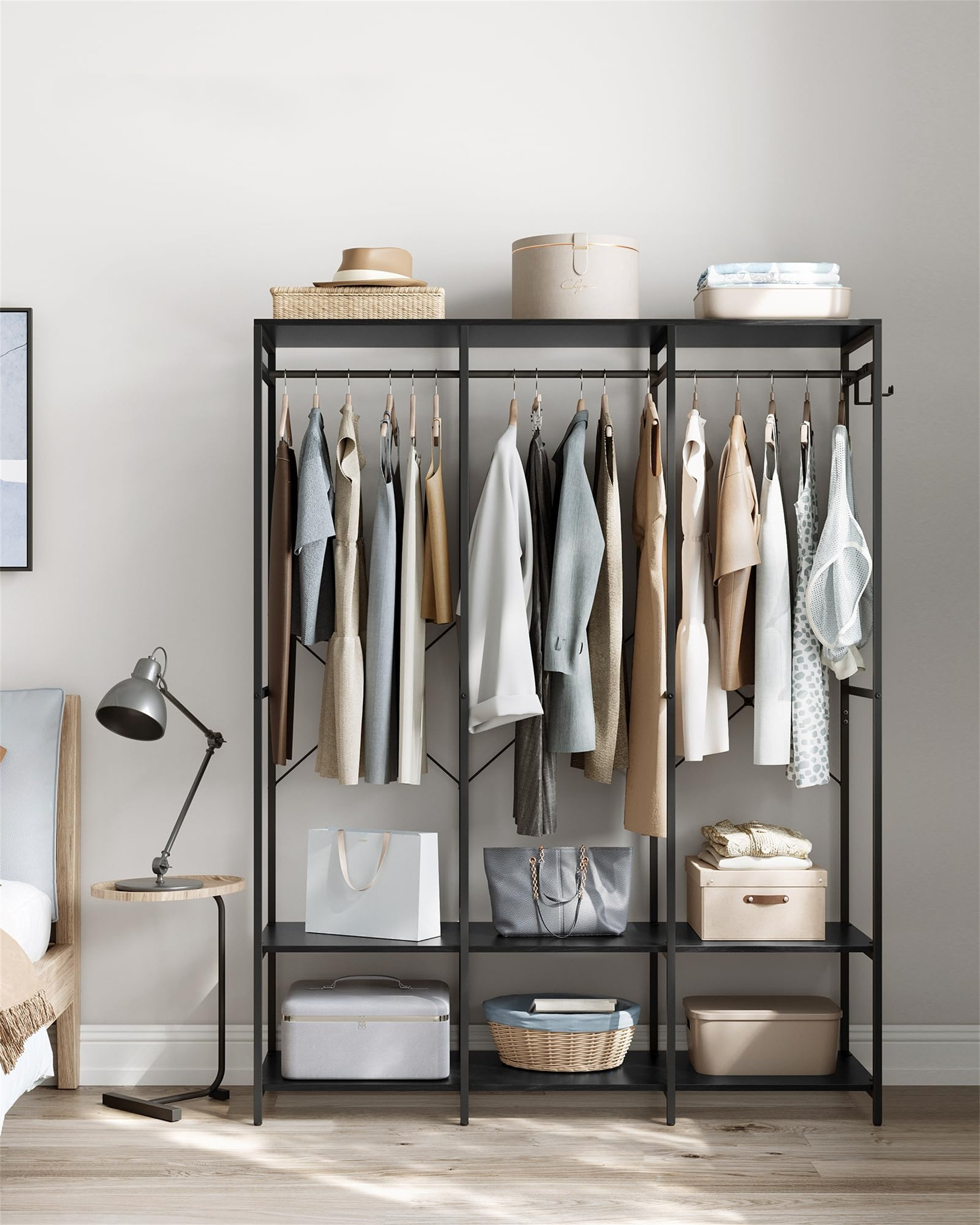 Rebrilliant Ellender 141cm Clothing Rack | Wayfair.co.uk