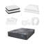 Restonic ComfortCare Hybrid Restful Nights Plush, King + 12-Piece Premium Comfort Bedding Pack, King Size-835913455