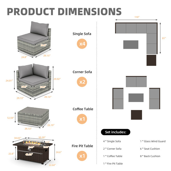 Dimensions du produit