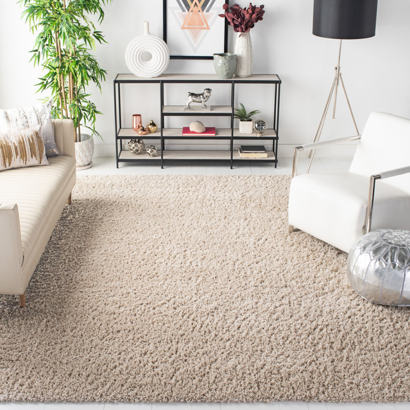 Tapis à poils longs August, Rectangle 8 pi x 10 pi