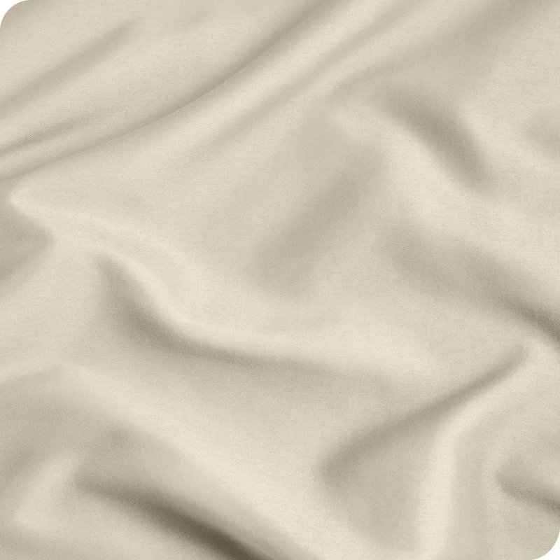Fermeture de l'enveloppe du coussin en microfibre, Sable