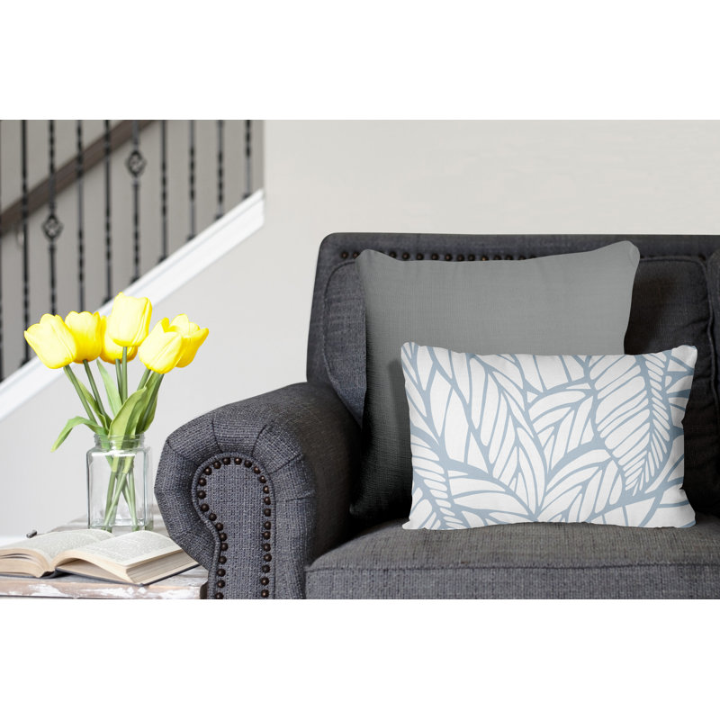 Housse et insert de coussin d'extérieur, gris