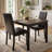 Rikkilee Faux Leather Upholstered Metal Side Chair