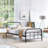 Modway Maisie Stainless Steel Bed Frame-25939366-25939370