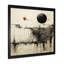 «Gray and Black Fantasy Horizon», reproduction d'art sur toile abstraite-1286662500-1286662510
