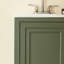 Meuble-lavabo simple autoportant de 18 po avec plateau entièrement assemblé