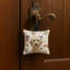 Ornement carré en tissu Labradoodle-2087200998