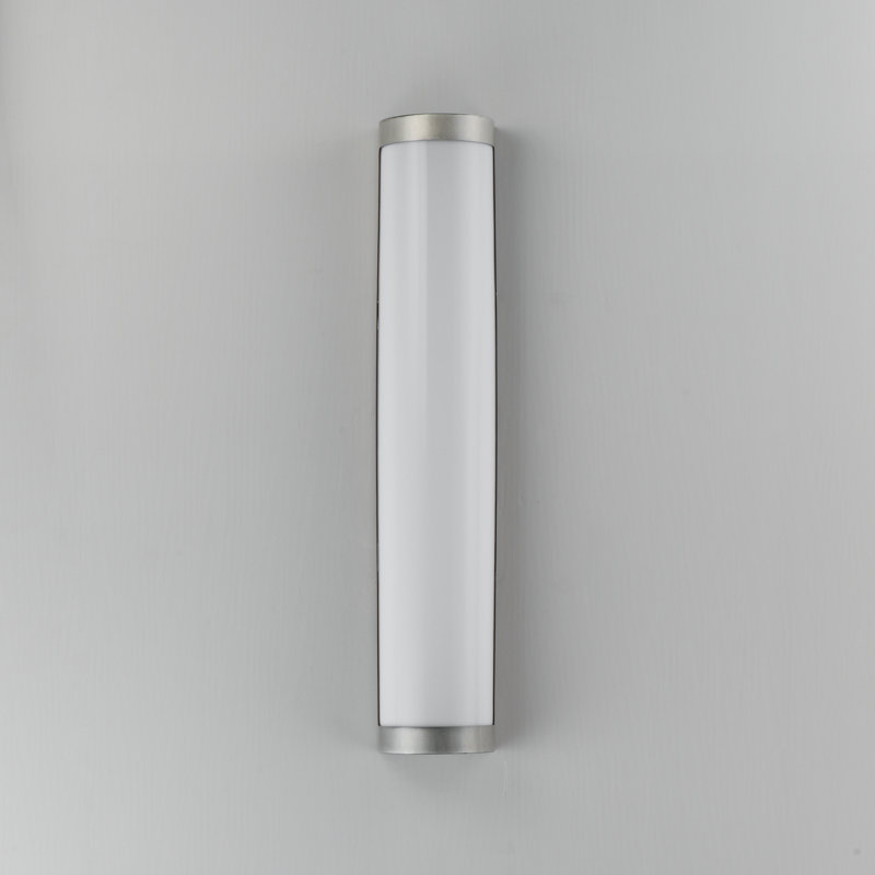 Halfpipe-Outdoor Wall Mount, Brushed Aluminum