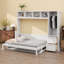 Lit escamotable Murphy avec placard et tiroirs-2037431016
