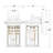 Outdoor Wall Lantern Die-Cast Aluminum With Clear Glass, Matte Black Finish-1910524552-1910524551