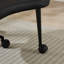 Fauteuil de bureau en croix, support lombaire, fauteuil à pieds avec roulettes, tabouret réglable, coussin de siège de grande taille, design révolutionnaire, changement des habitudes d'assise, roues confortables: PU noir, design