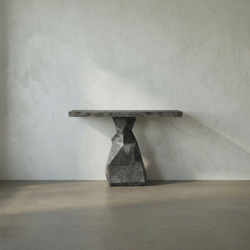Tilden Console, Marble, Black