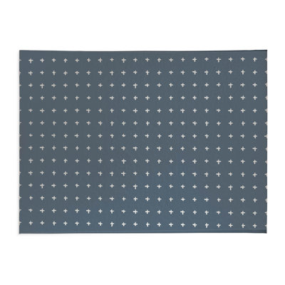 Criss Cross Peach Indoor Doormat