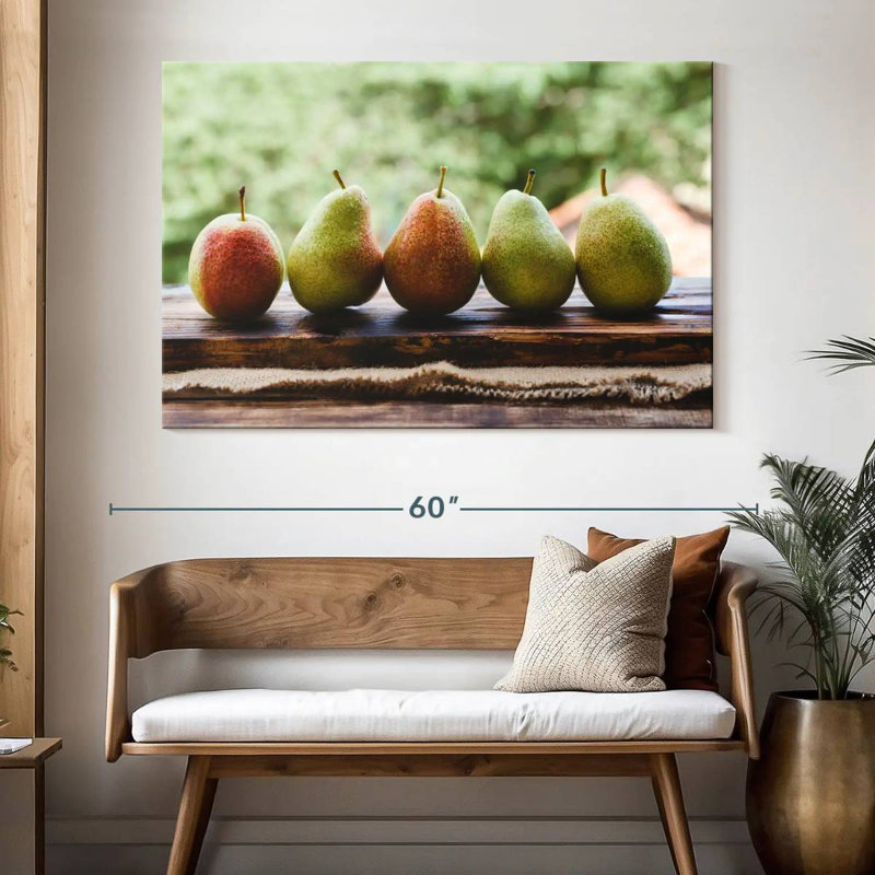 Yarlin Fresh Pear Fruits, 34" H x 51" W