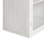 Armoire murale 28 po, 2 portes en verre avec motif tissé et rangement à 3 niveaux-896085733