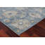 Heirloom Floral Hand-Knotted Wool Light Blue/Gold Area Rug-40095793