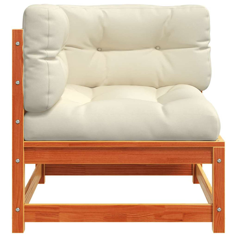 Repose-pieds de patio avec coussin Ophelia & Co.
