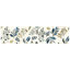 Garden 2" x 10" Porcelain Floral Wall & Floor Tile