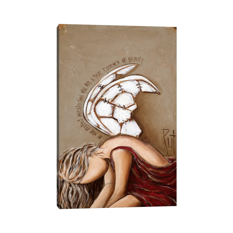 Essence of Beauty by Rut Art Creations - Wrapped Canvas Graphic Art Print, 20.32 cm H x 30.48 cm W