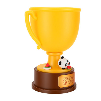 Lampe de bureau avec porte-stylo bricolage trophée 3 lumières à DEL à intensité variable et rechargeable pour cadeau de finissants type B