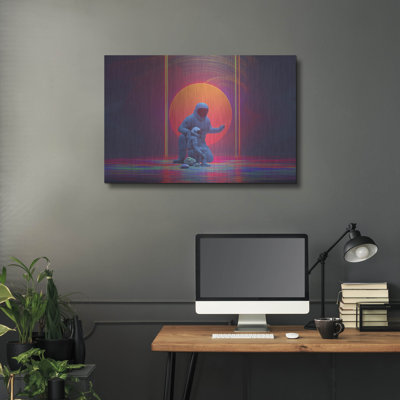  'Orbit Of Fatherhood' by Ann Klee Metal Wall Art, 36" x 24"