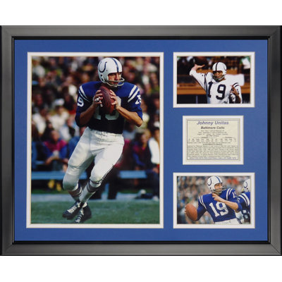 Memorabili encadrée indianapolis colts-jeanne unitas NFL